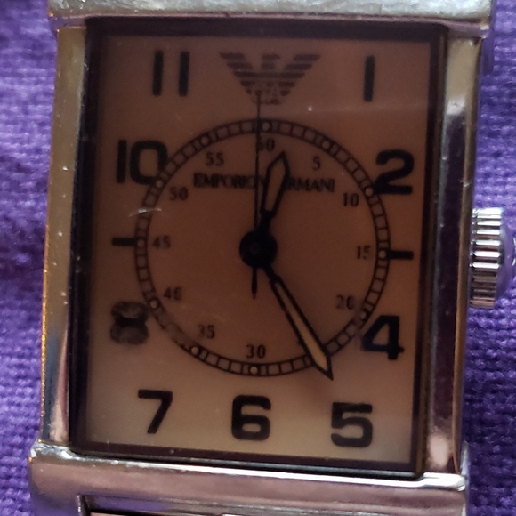 Women's Armani Watch • AR0219 • Antique-Look • Stainless Steel • - Picture 2 of 8